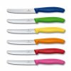 Victorinox šestidílná sada zoubkovaných nožů-barevná