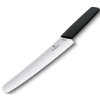 Victorinox Swiss Modern Nůž na pečivo, 22 cm, černý