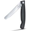 Victorinox Swiss Classic skládací svačinový nůž, černý, rovné ostří