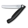 victorinox swiss classic skladaci svacinovy nuz, cerny, rovne ostri 6 7803 fb