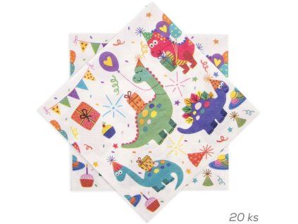 Servírovací ubrousky dinosauři 35 4644