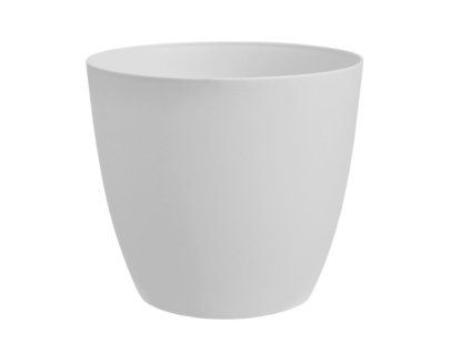 obal d21cm ELLA bílá, matná, plast