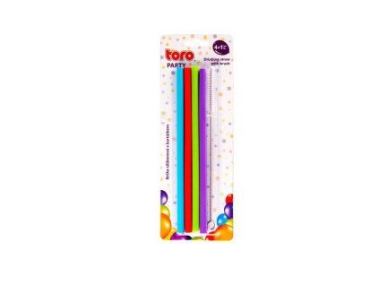 brčko d mm, 20cm,  4ks+čistič, SILIKON