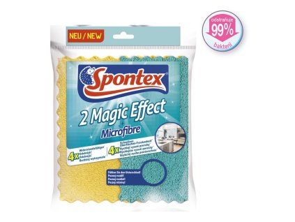 utěrka  2ks 20,5x22cm, MAGIC EF.-4x rychlejší sání, SPONTEX