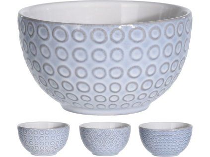 miska 300ml. MODRÁ, 3DEK., keramika