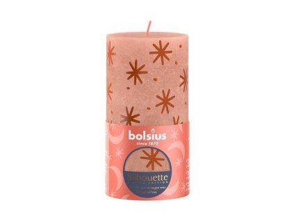Rustikální svíčka 13cm BOLSIUS krémový karamel