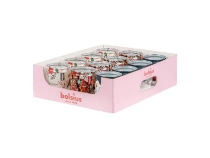 SVÍČKA BOLSIUS DISPLAY 12KS ASSORT