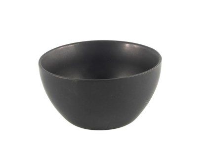 MISKA KERAMICKÁ 14X7,5 CM, MATNÁ ČERNÁ