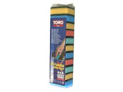 Houbička na nádobí TORO 10+1ks