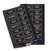 Samolepky na dózy BLACK 35 4855