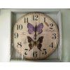 Hodiny nástěnné BUTTERFL.34cm 35 10122
