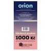 Dárkový poukaz Orion/Indecor 1 000 Kč