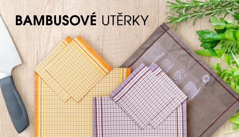 Bambusové utěrky