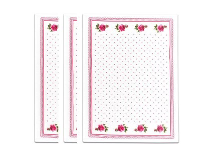 Svitap bavlnene uterky SLEEP WELL for HOME 50x70cm 3ks RUZICKY CERVENE 5f61a05439fcb
