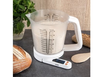Digitální kuchyňská váha s odměrkou