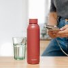 quokka botella termo acero inoxidable solid firebrick red 630 ml