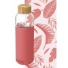 quokka botella cristal con funda de silicona flow 660 ml inner pink botanical (1)