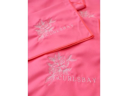 curlsbay uterák na kučeravé vlasy ružový