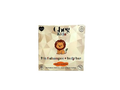 Chey Kids 2 in 1 Shampoo + Body Bar – detský tuhý šampón a sprchový gél