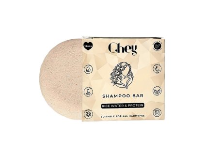Chey Shampoo Bar Rice water & Protein - tuhý šampón s ryžovou vodou a proteínom