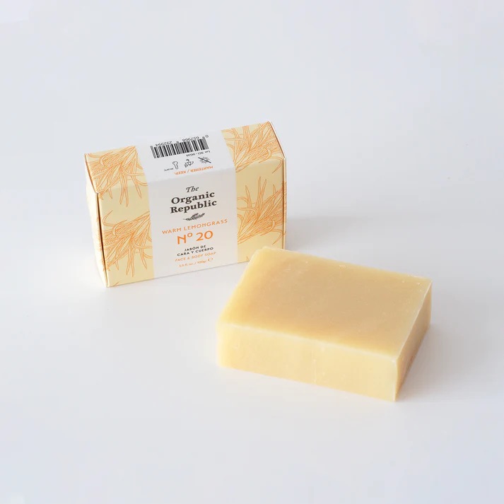 The Organic Republic Lemongrass Soap