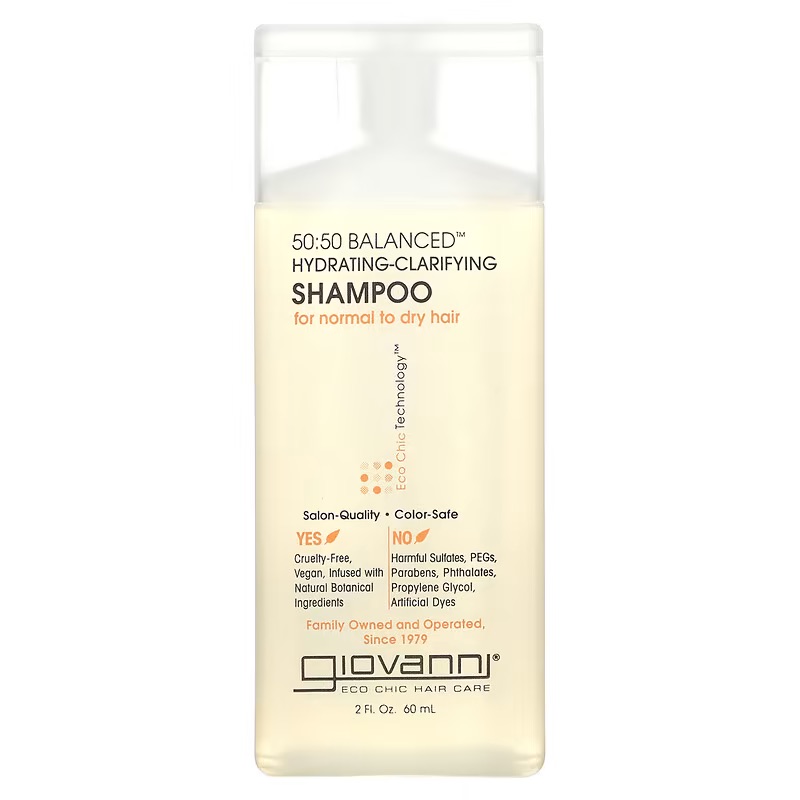 Giovanni 50:50 Balanced Shampoo - Čistící Obsah: 60 ml