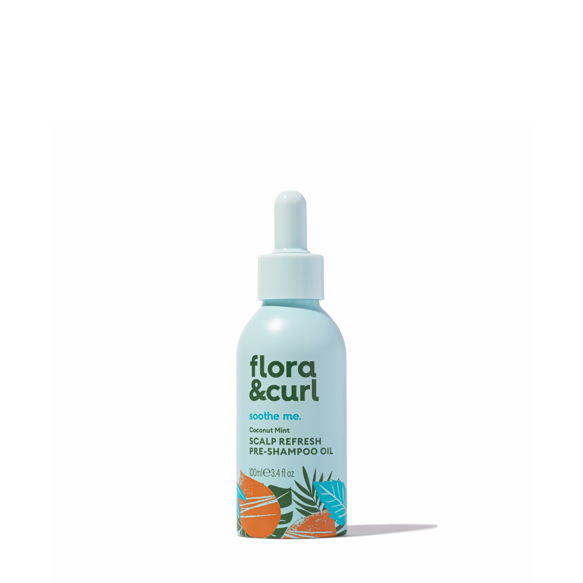 Flora & Curl Coconut Mint Scalp Pre-Shampoo Oil