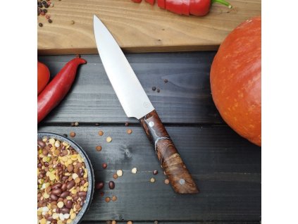 Střední kuchyňský nůž - 14 cm, olše, ocel N690