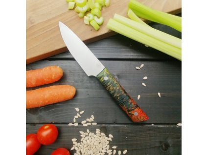 Malý kuchyňský nůž – 11 cm, bříza, ocel N690
