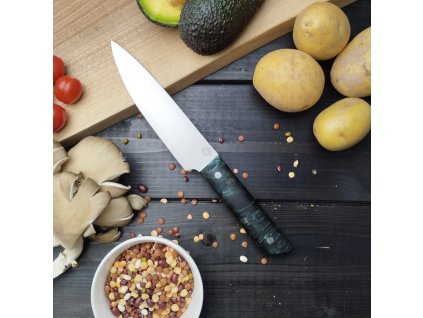 Střední kuchyňský nůž - 14 cm, javor, ocel N690