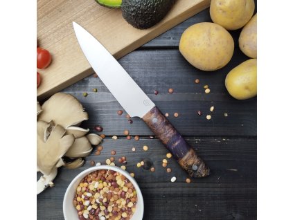 Střední kuchyňský nůž - 14 cm, javor, ocel N690