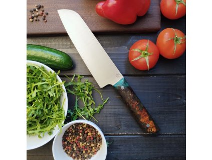 Santoku - 18 cm, javor, ocel N690