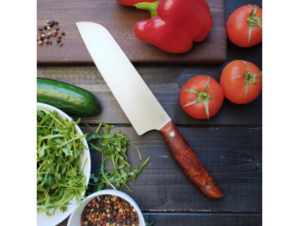 Santoku - 18 cm, javor, ocel N690