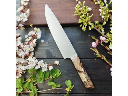 Šéfkuchařský - 20 cm, buk, ocel ELMAX