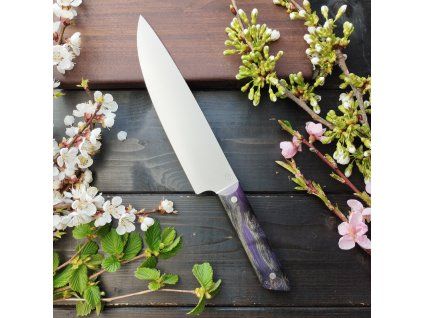 Šéfkuchařský - 20 cm, javor, ocel ELMAX