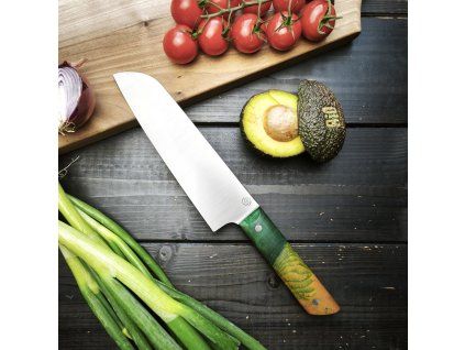 Santoku - 18 cm, javor, ocel N690