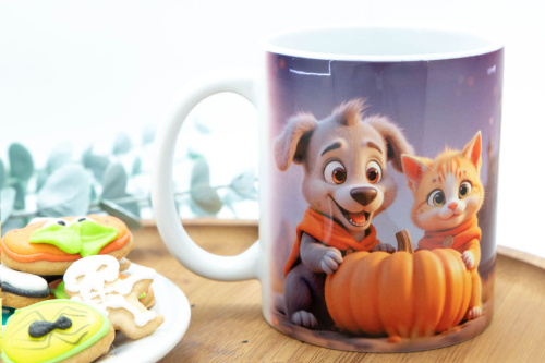  Pro radost sobě nebo vašim nejbližším – originální hrnek s Halloweenský potiskem ve vlastním designu KudrnkaART (3)