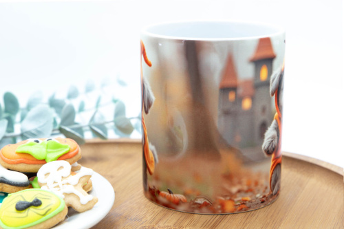  Pro radost sobě nebo vašim nejbližším – originální hrnek s potiskem pejsků v halloweenských kostýmech ve vlastním designu KudrnkaART (2)