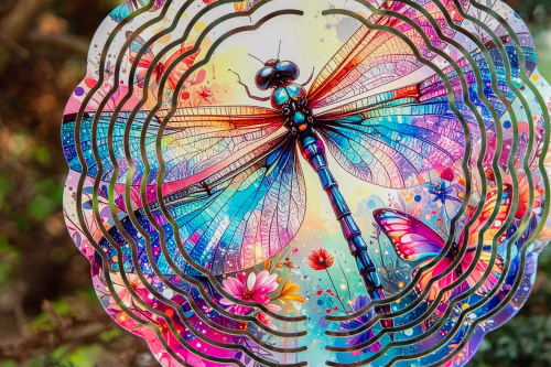  Vneste do své zahrady nebo interiéru hravý pohyb a oslnivý vizuální efekt. Tento větrný spinner kombinuje moderní design, precizní zpracování a vysokou odolnost (2)