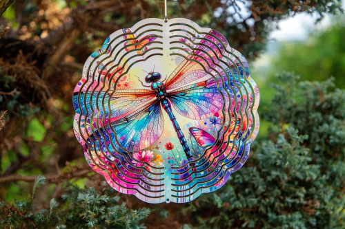  Vneste do své zahrady nebo interiéru hravý pohyb a oslnivý vizuální efekt. Tento větrný spinner kombinuje moderní design, precizní zpracování a vysokou odolnost (5)