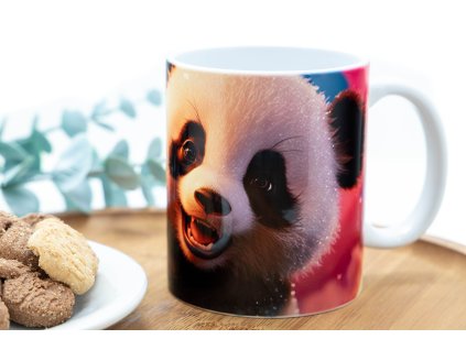 Keramický hrnek s potiskem od KudrnkaART – panda