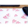 Podložka pod myš s růžovými srdíčky 3