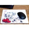 Podložka pod myš s červenými srdíčky 4
