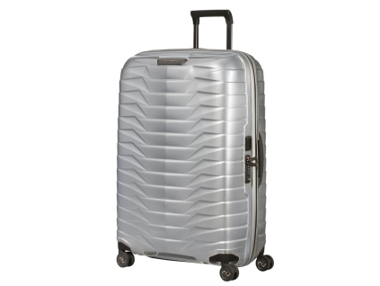 1036 samsonite skorepinovy kufr proxis l stribrna 98 l