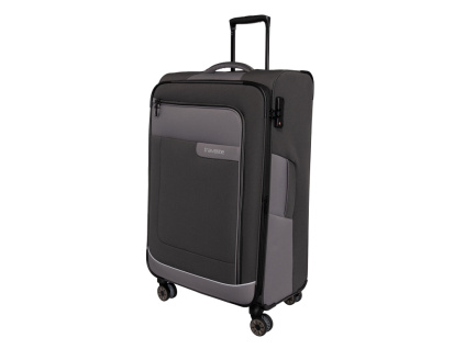 Travelite VIIA 77 cm Spinner 4w Šedý Anthracite Rozšířitelný