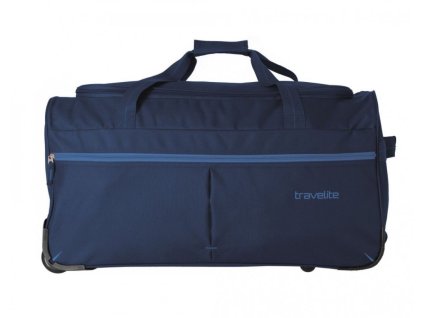 Travelite Basics Fast Cestovní taška na kolečkách 65cm Modrá 73L