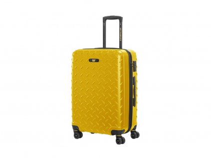 CAT cestovní kufr Industrial Plate 65cm - žlutý