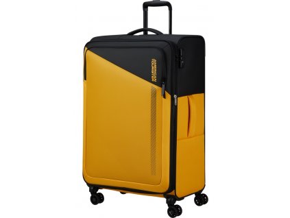 American Tourister Daring Dash Spinner Expandable TSA L  Black/Yellow