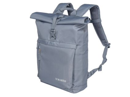 Travelite Batoh Basics Roll-up Modrošedý