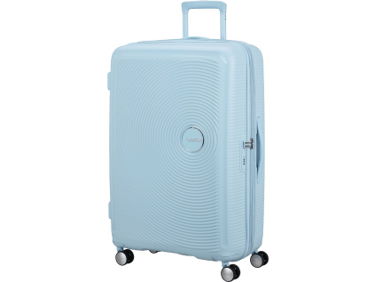 American Tourister Soundbox 77cm Modrá Pastel Blue rozšiřitelný